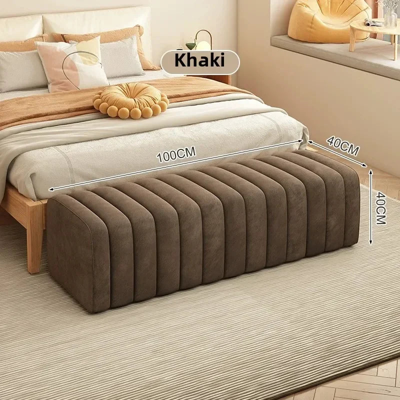 modern design shoe bench with soft and comfortable footrest - vue 11 sur 26