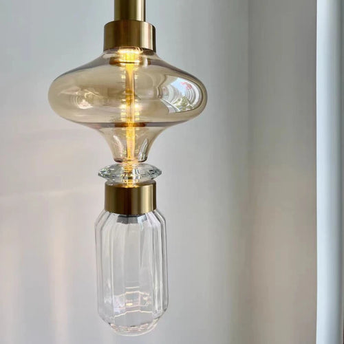 Postmodern glass decorative pendant light for various spaces - vue 4 sur 13