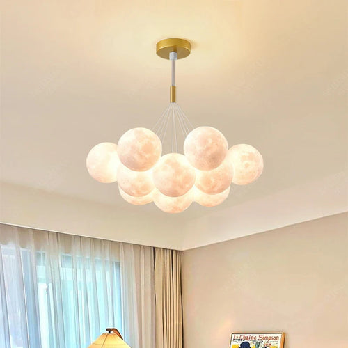 Modern creative chandeliers for children's rooms and living rooms - vue 2 sur 12