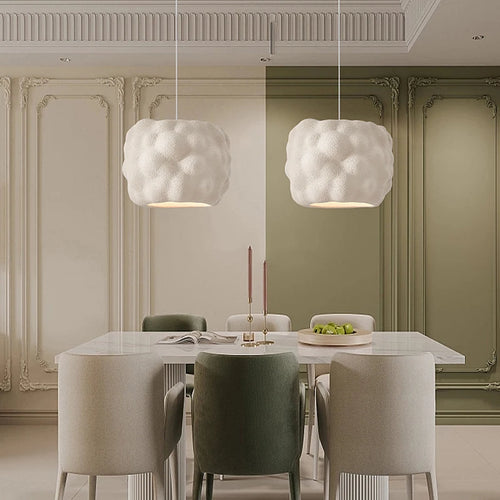 Wabi sabi nordic Japanese decorative LED pendant light - vue 2 sur 11