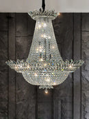 Dimmable LED K9 crystal chandelier modern design 2024