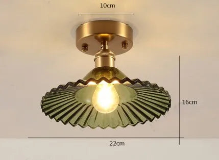 Modern glass ceiling light for bright indoor and outdoor spaces - vue 21 sur 30