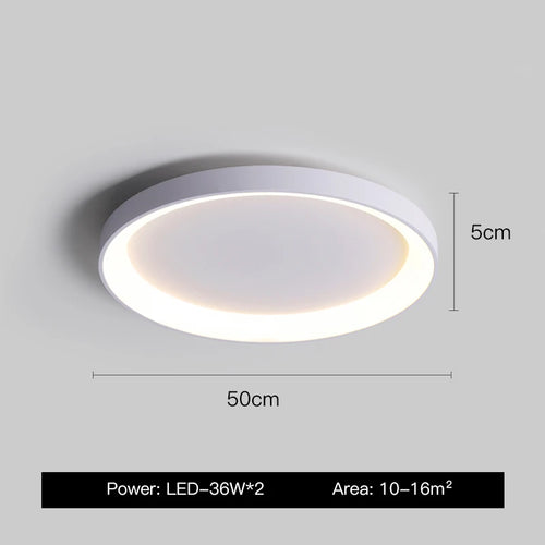 Modern minimalist LED chandelier for trendy interiors 2023 - vue 10 sur 12