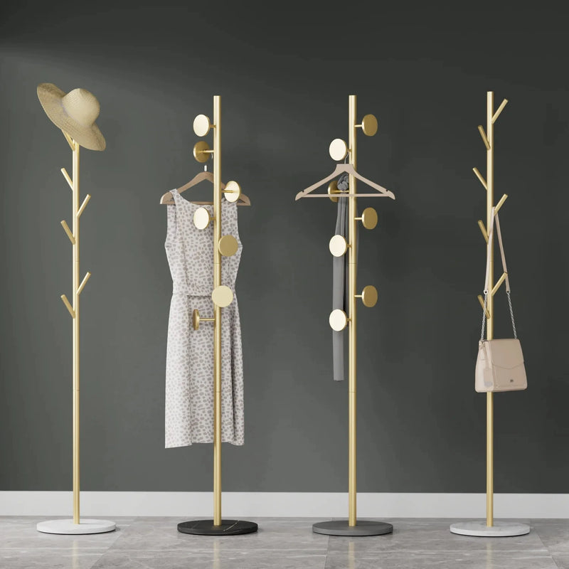 modern freestanding stand for clothing and accessories