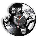 vinyl wall clock for nail and beauty salon