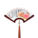 Decorative retro Asian design LED wooden fan wall light