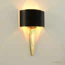 Caserta fabric circle wall light for interior decoration