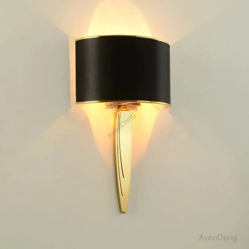 Caserta fabric circle wall light for interior decoration - vue 9 sur 15