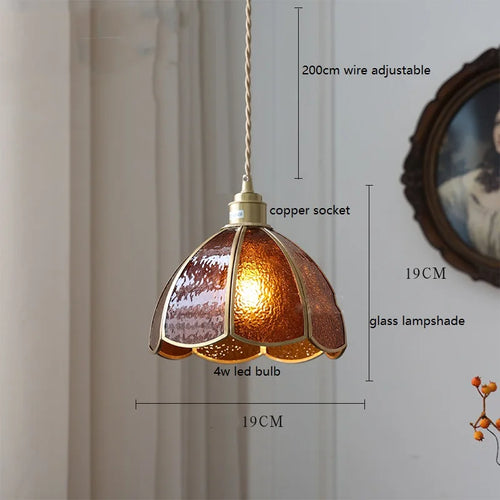 iwhd modern glass copper butterfly LED hand lamp - vue 28 sur 28