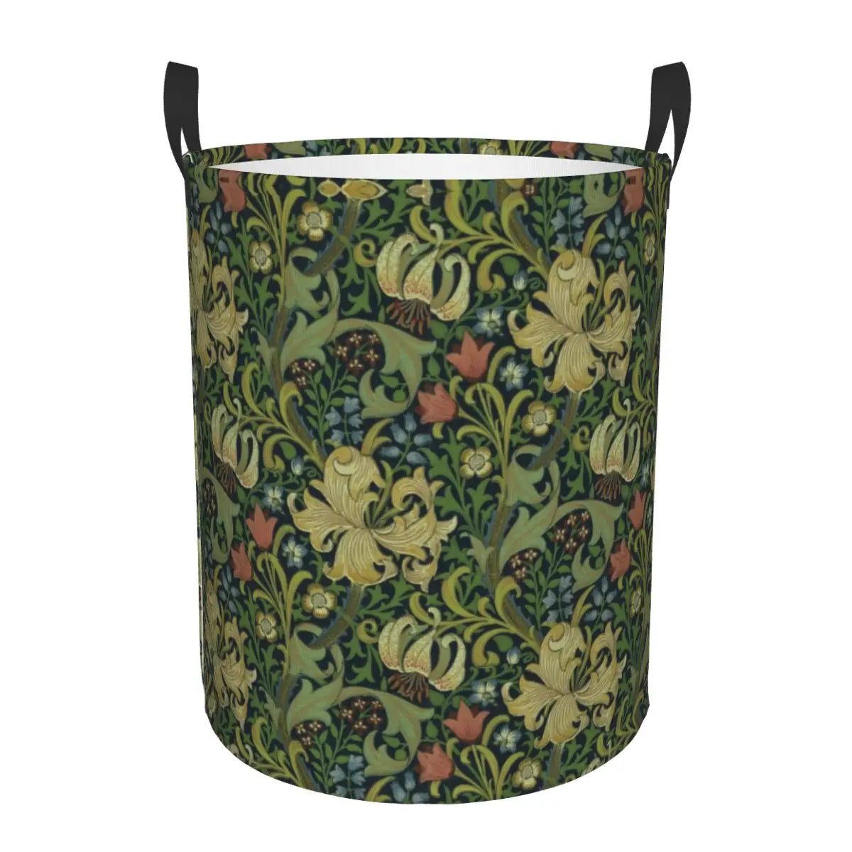 floral foldable laundry basket for baby toy storage - vue 15 sur 30