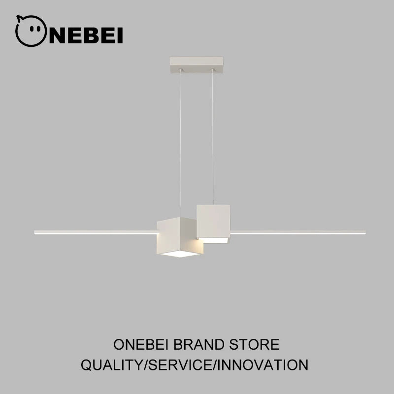 Minimalist LED chandelier for modern indoor lighting