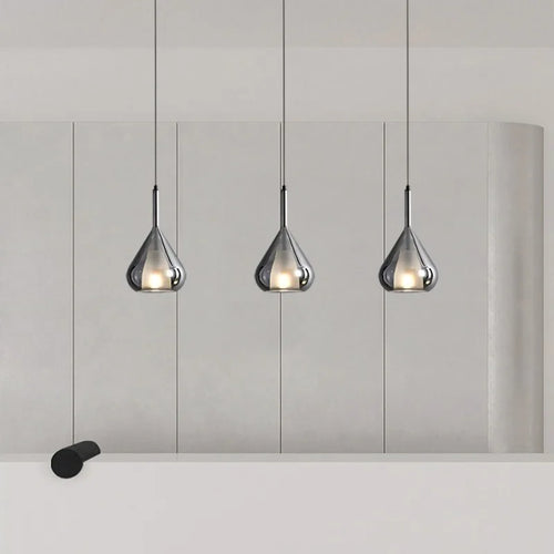 Modern minimalist Italian designer glass chandelier - vue 2 sur 10