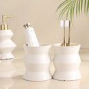set of 4 ceramic bathroom bottles