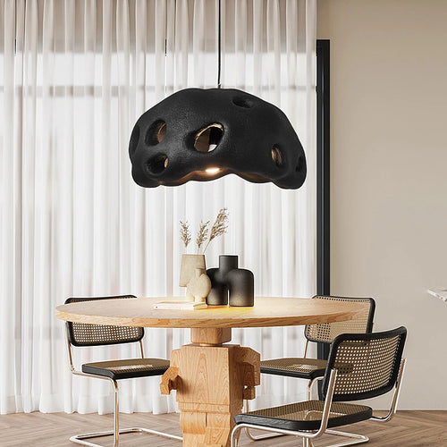 Wabi sabi designer LED pendant light nordic irregular - vue 5 sur 20