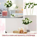 Set of 50 artificial silk roses for decoration and festive events