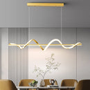 Elegant minimalist modern LED pendant light