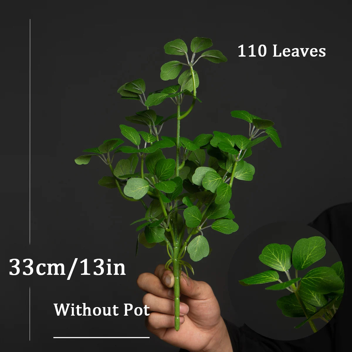 Artificial four leaf clover plants for indoor decoration - vue 10 sur 10