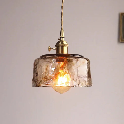 Nordic retro glass chandelier for café and restaurant - vue 6 sur 10