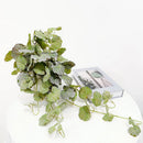 Artificial hanging plants begonia and silk fern vines