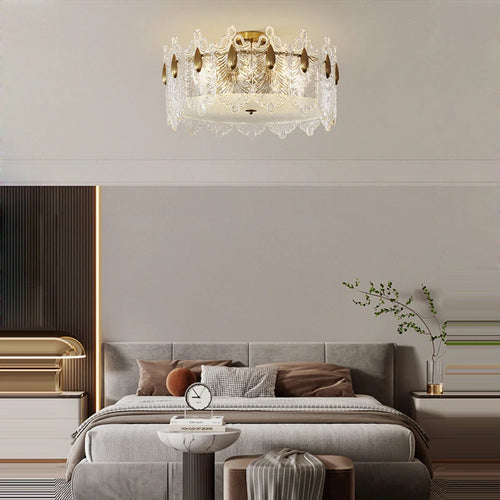 Luxury ceiling light with LED and remote control - vue 4 sur 9