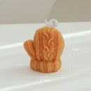cute handmade glove shaped scented candle party decoration