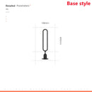Minimalist round outdoor LED garden and pathway lamp