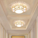 Modern crystal ceiling light with floral design for all spaces