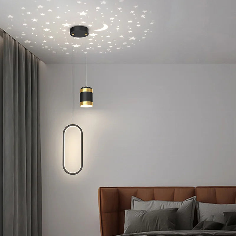 Modern pendant light bar for indoor lighting