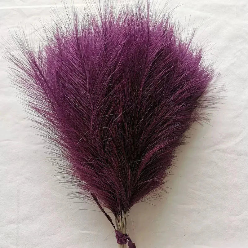 Artificial pampas grass flowers for home and party decoration - vue 20 sur 20
