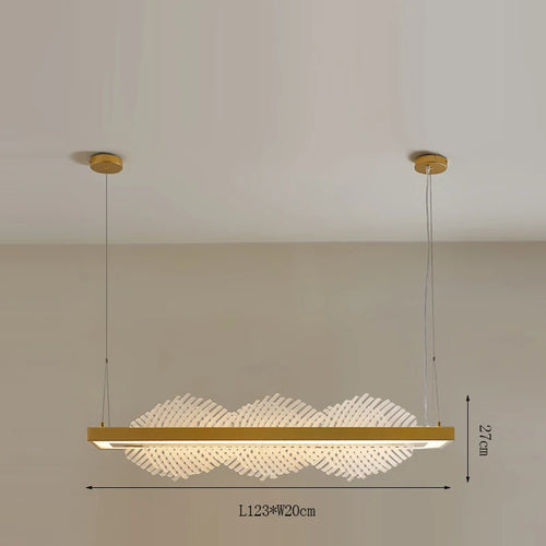 Chinese wooden pendant light for a zen and economical atmosphere - vue 14 sur 16