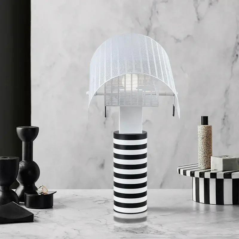 Nordic design zebra stripe road sign pendant light for creative decor