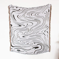 Bohemian pastoral landscape throw for sofa and decorative living room