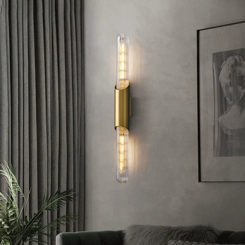 Simple retro nordic industrial style wall light - vue 3 sur 6