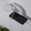 led wall light with usb charging for mobile phone