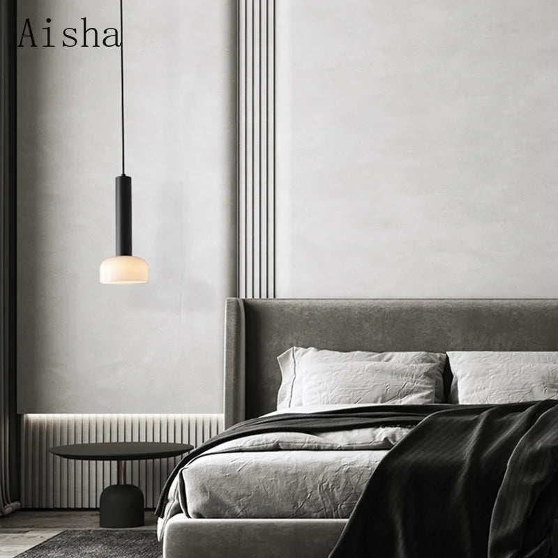 Minimalist Italian bedside lamp for multicolour Nordic decor