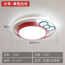 Round LED children's ceiling light with eye protection and soft lighting