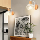 vintage industrial wall light cage metal lampshade retro style