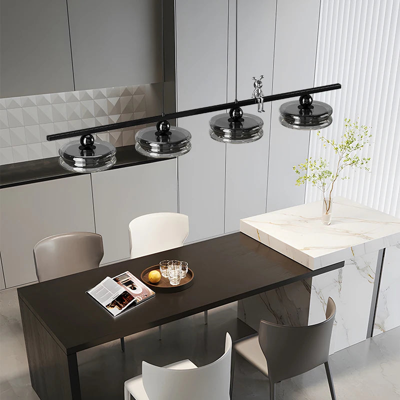 Italian minimalist pendant light for modern indoor lighting - vue 6 sur 14