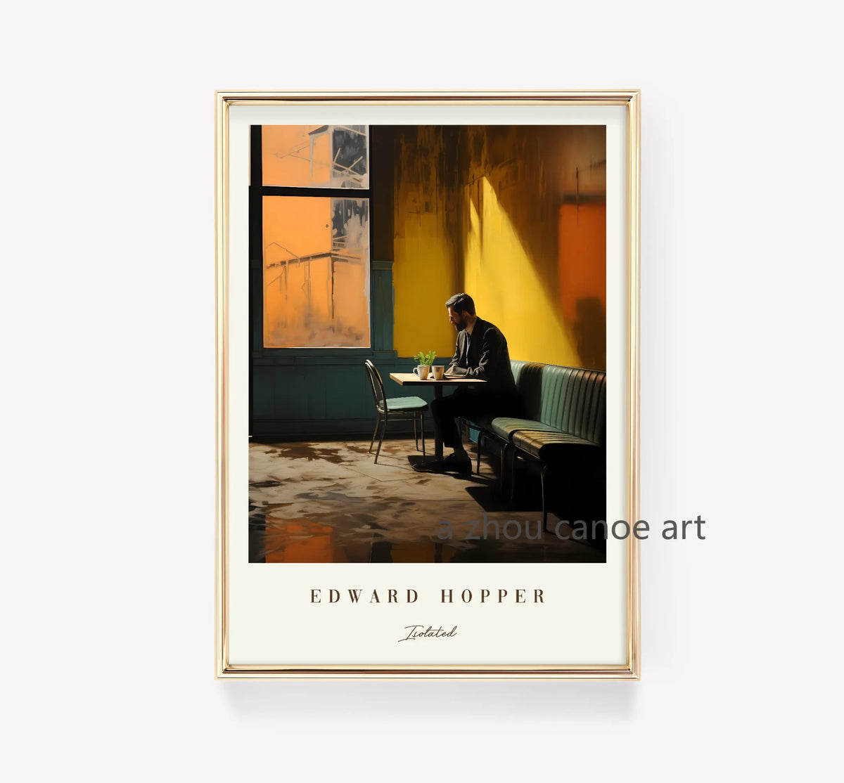 classic art library edward hopper modern posters wall decor