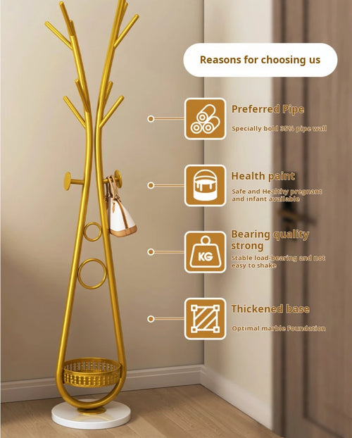 floor coat rack for convenient storage and organization - vue 3 sur 14