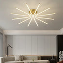 Modern copper LED ceiling light