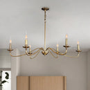 Simple modern chandelier for personalised and elegant lighting