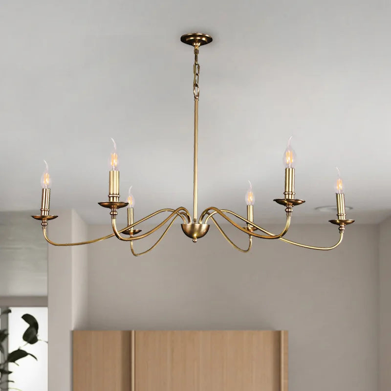 Simple modern chandelier for personalised and elegant lighting