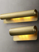 Modern copper wall light with minimalist and creative design
