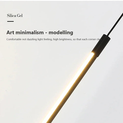 Modern LED pendant light for elegant interior decor - vue 5 sur 8