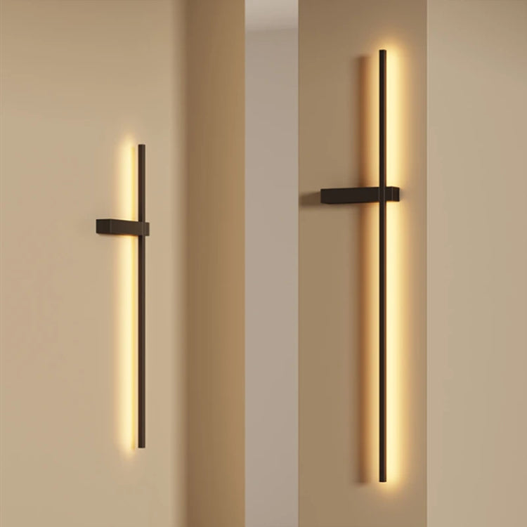 Minimalist art deco LED wall light for interiors
