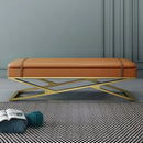 Nordic design bench for decoration and elegant storage
