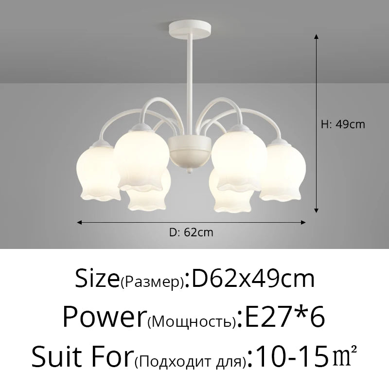 Modern LED chandelier decorative pendant light - vue 12 sur 12
