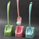 Double-sided toilet brush for effective cleaning