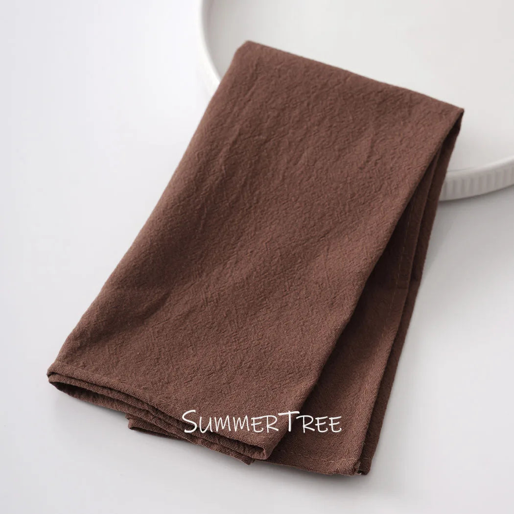 Vintage washed cotton table napkin